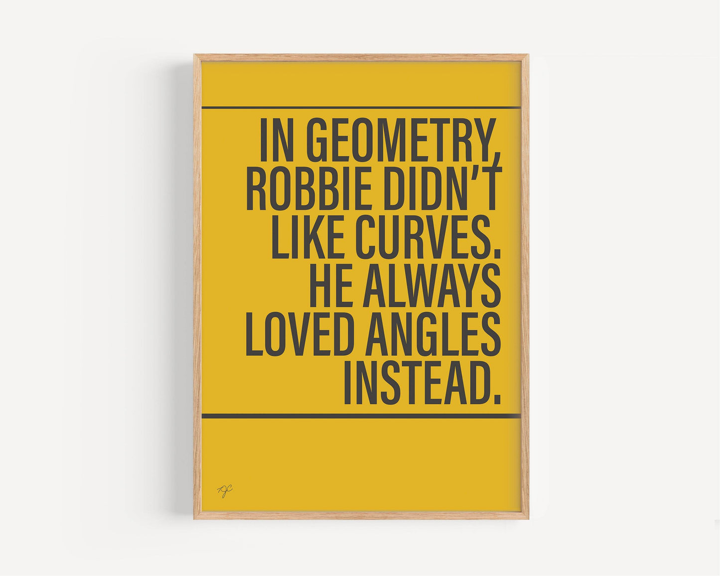 Angels - Robbie Williams | Alternative Lyrics Music Print │ Song Lyric Wall Art UK