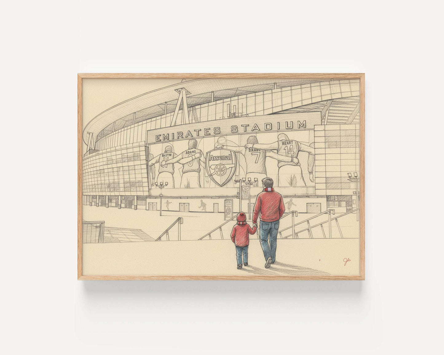 "North London Forever" - Arsenal Football Club print