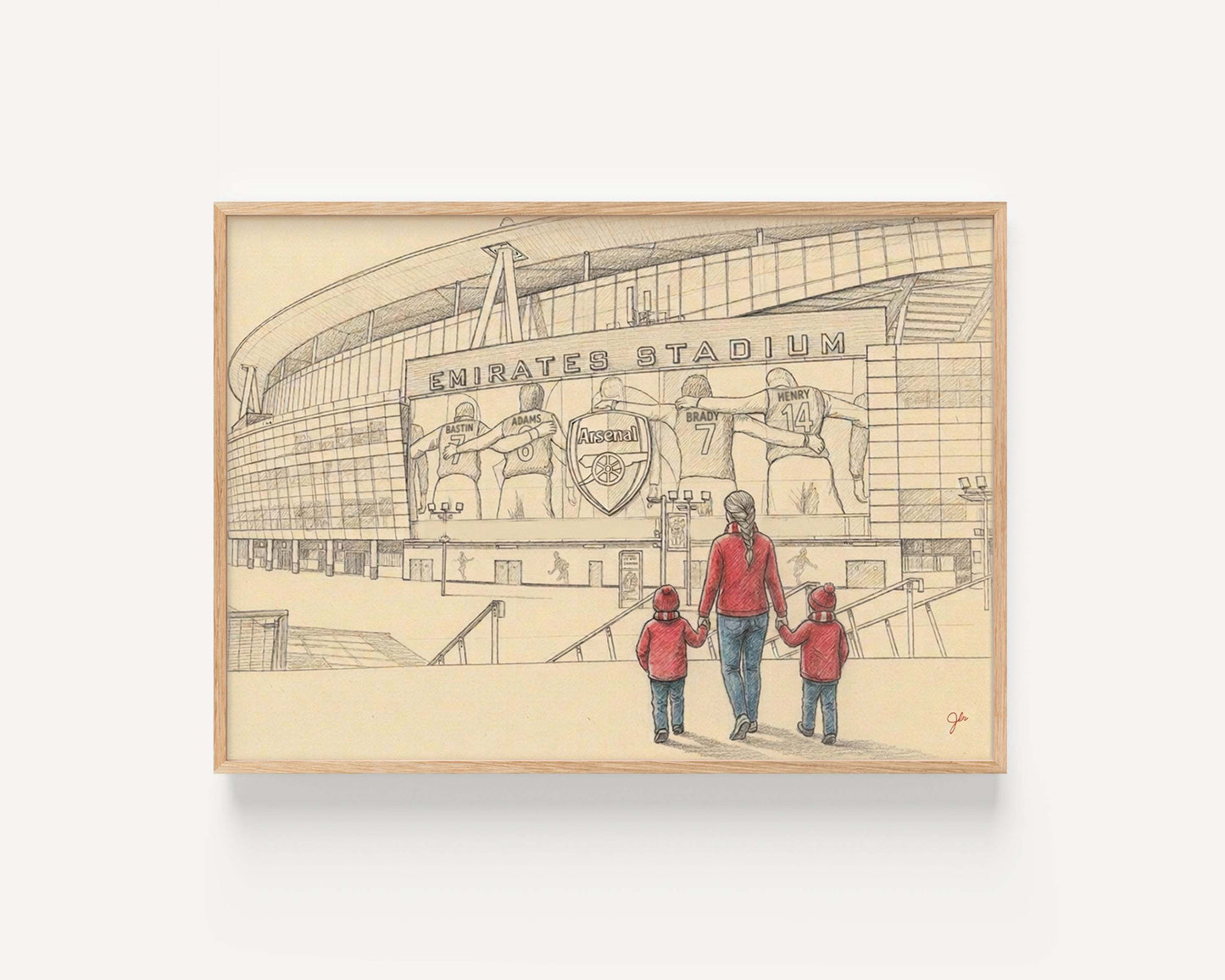 "North London Forever" - Arsenal Football Club print | UK Unique Wall Art