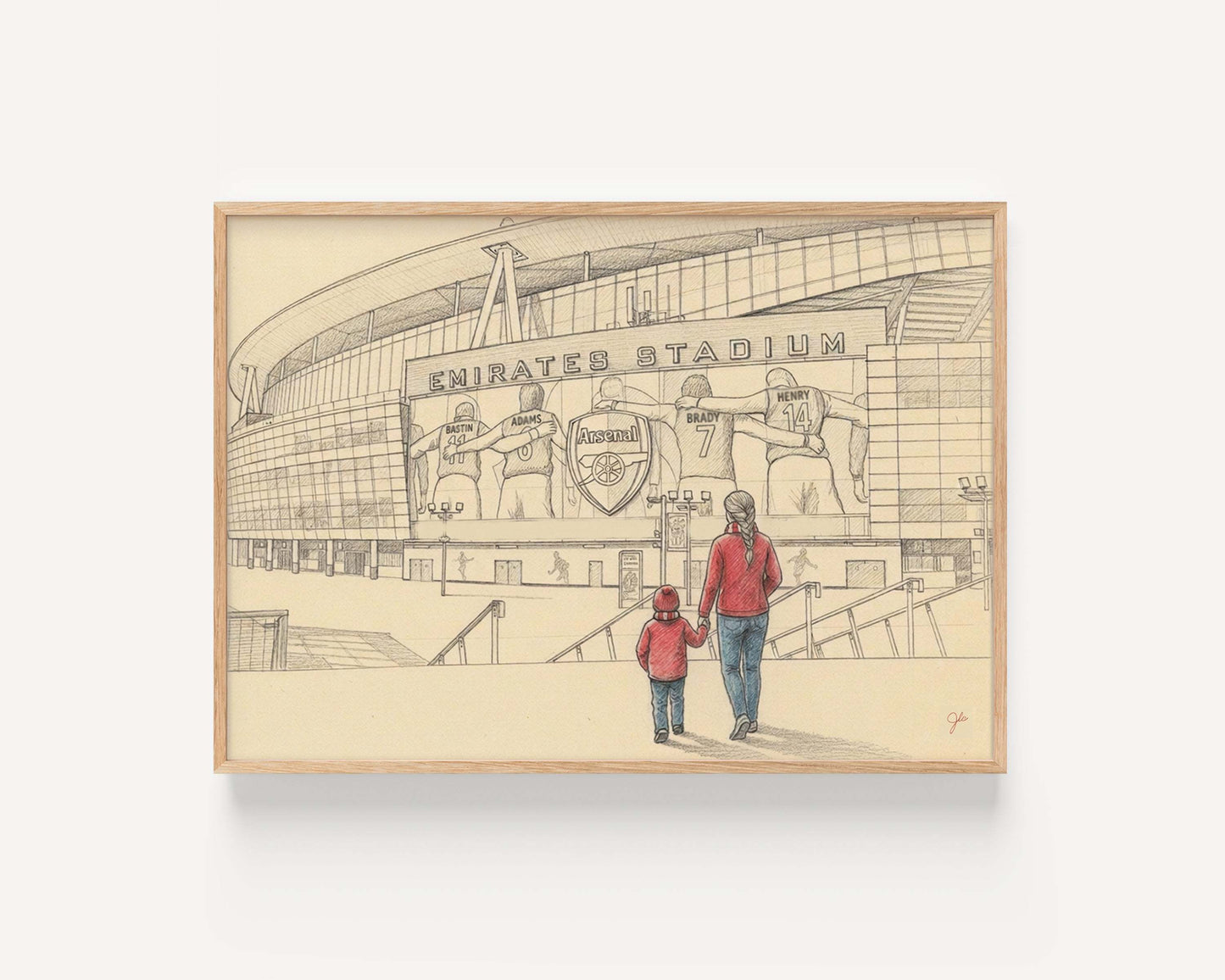"North London Forever" - Arsenal Football Club print | UK Unique Wall Art