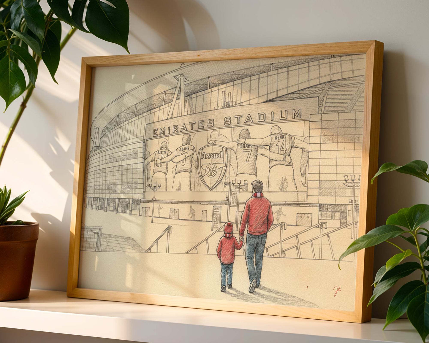 "North London Forever" - Arsenal Football Club print