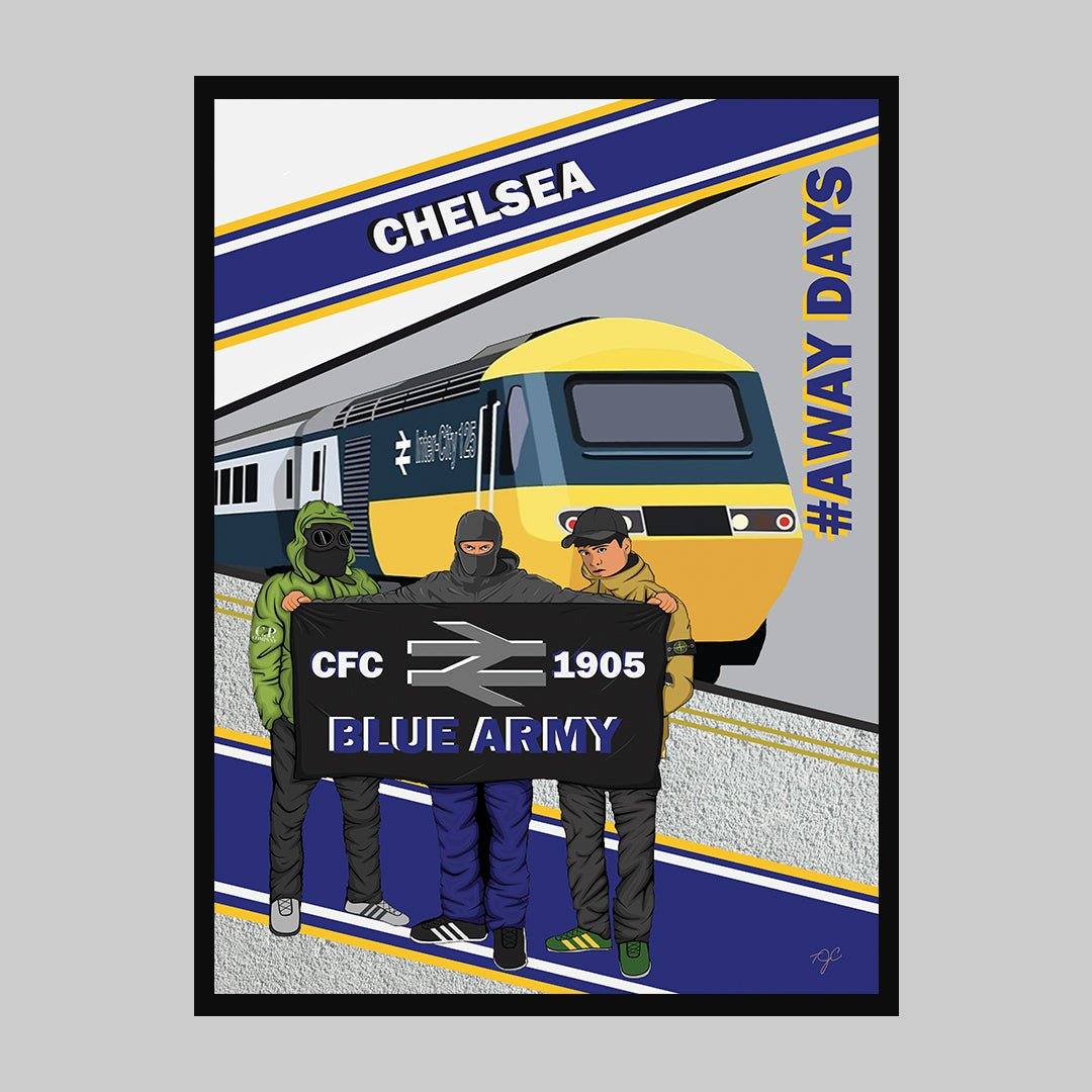 Chelsea print - Away Days - Striped Circle