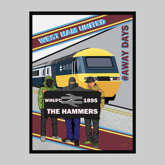 West Ham United Away Days print