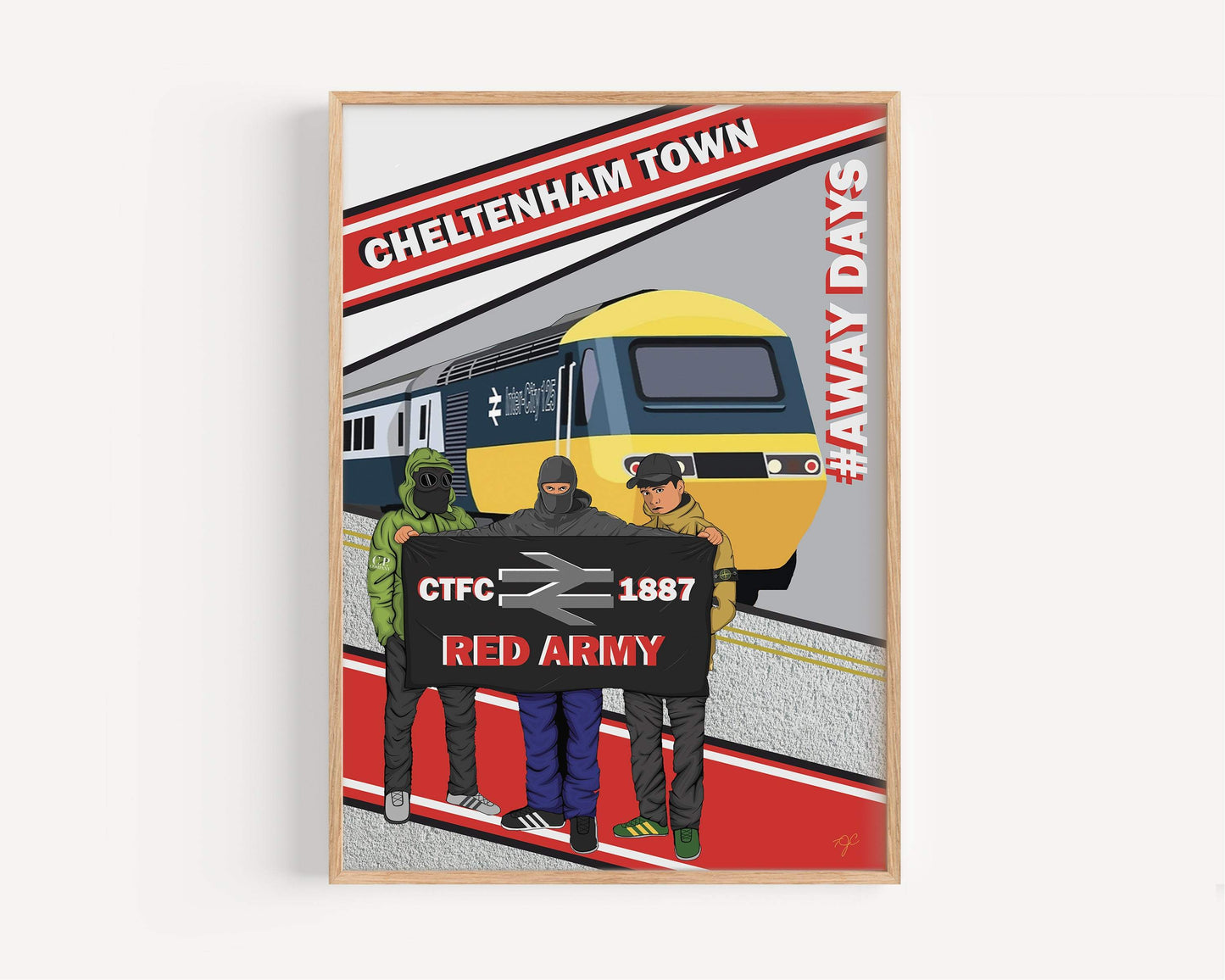 Cheltenham Town Away Days print