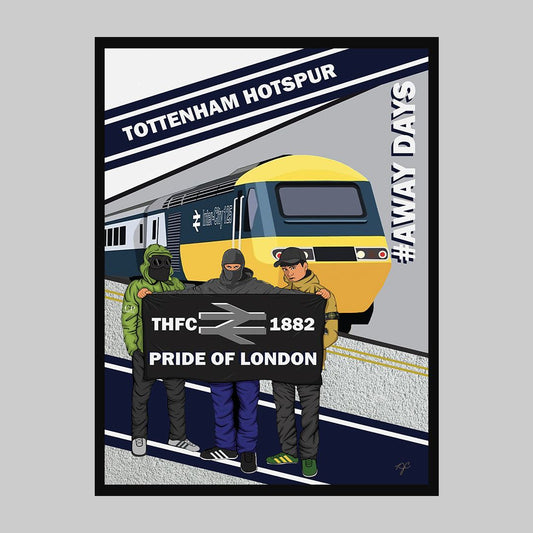 Tottenham Hotspur Away Days print