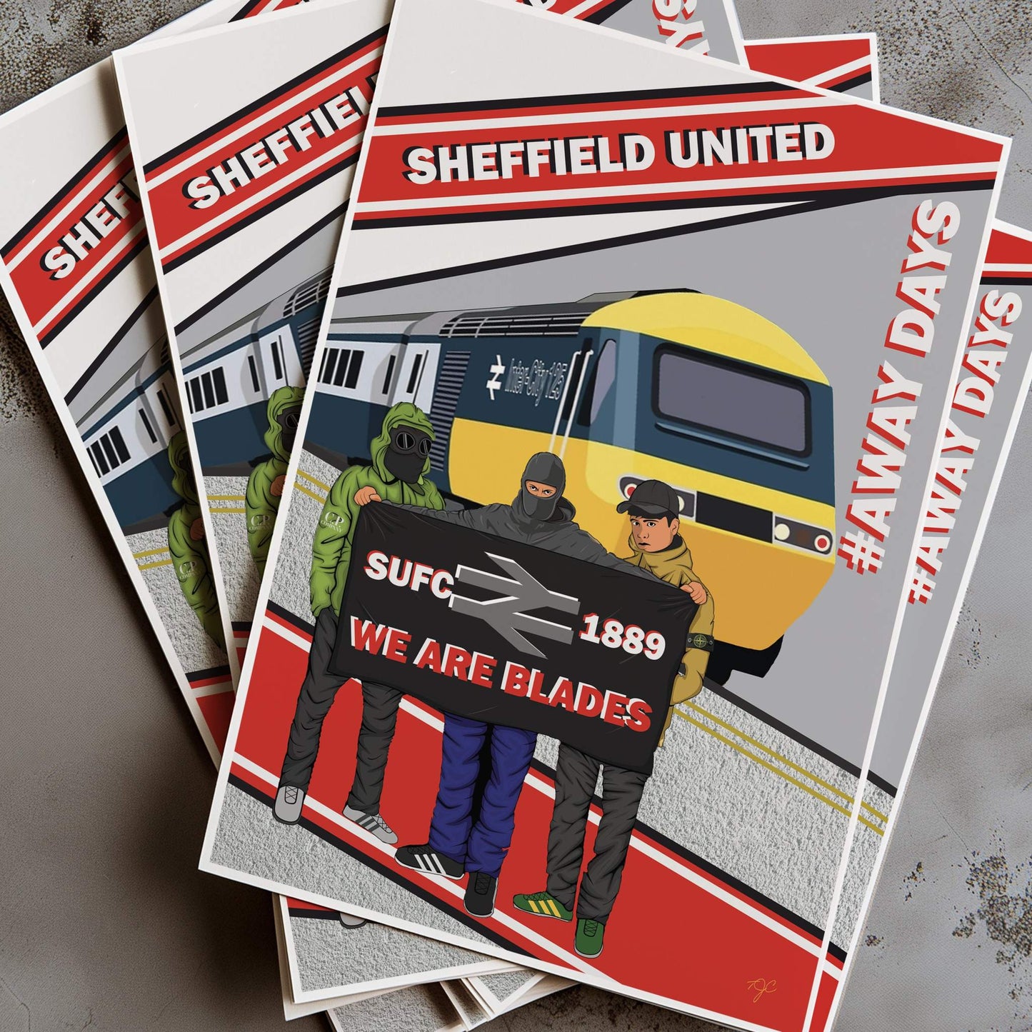 Sheffield United Away Days print