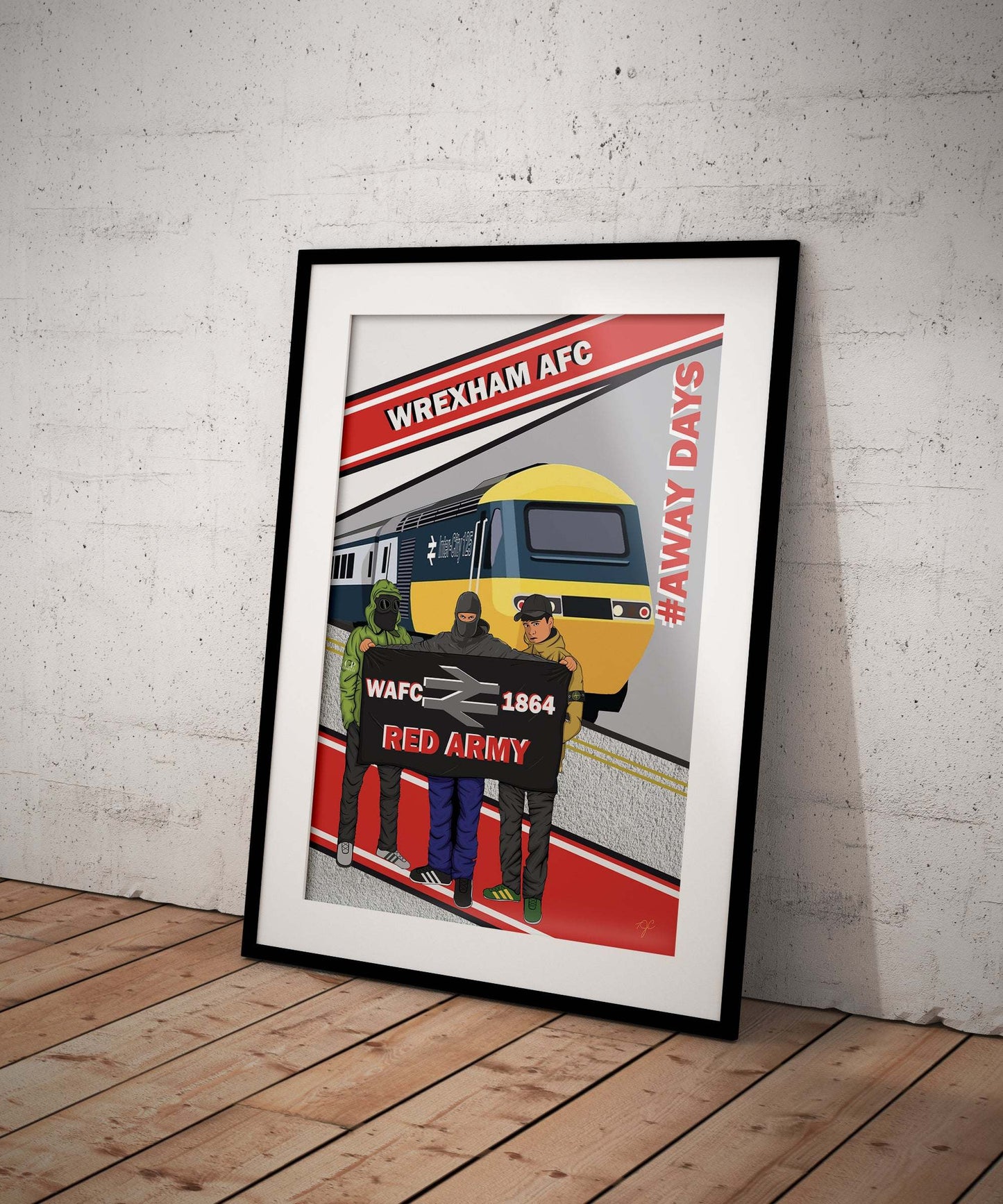 Wrexham AFC Away Days print