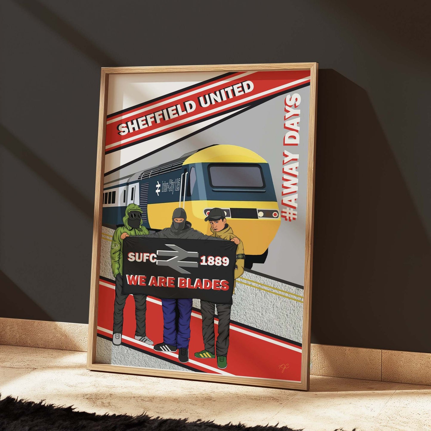 Sheffield United Away Days print