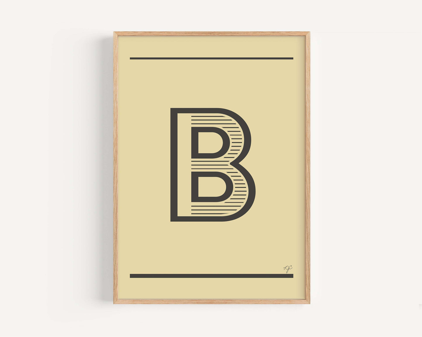 "B" – The Alphabet Print Collection