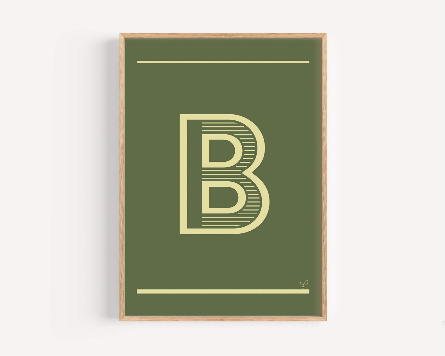 "B" – The Alphabet Print Collection