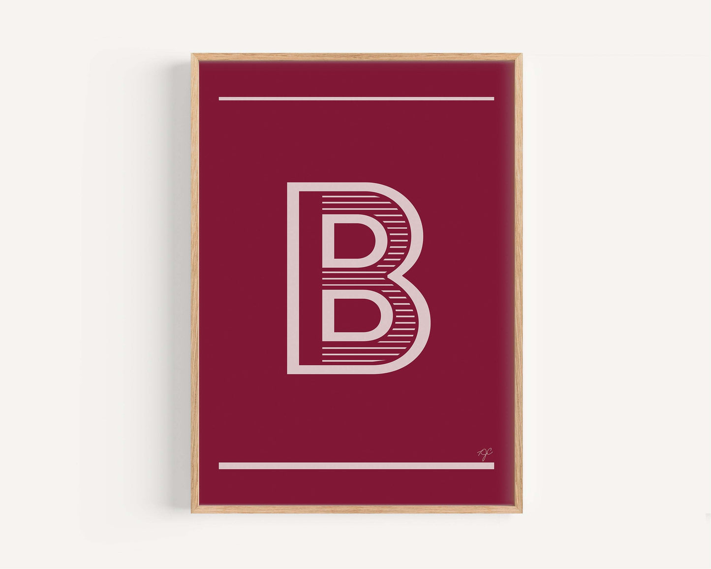 "B" – The Alphabet Print Collection