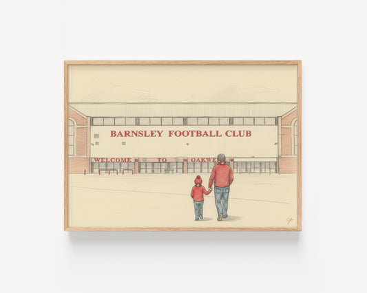 Barnsley FC Oakwell football wall art print