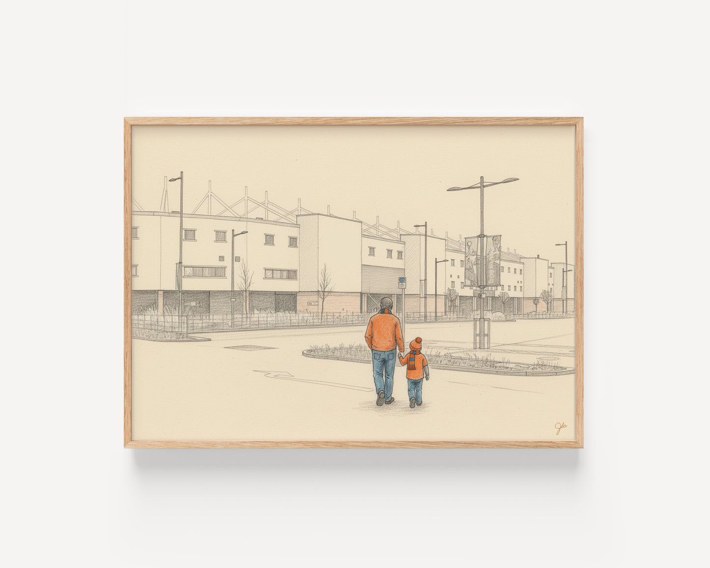 Blackpool FC Bloomfield Road football wall art print