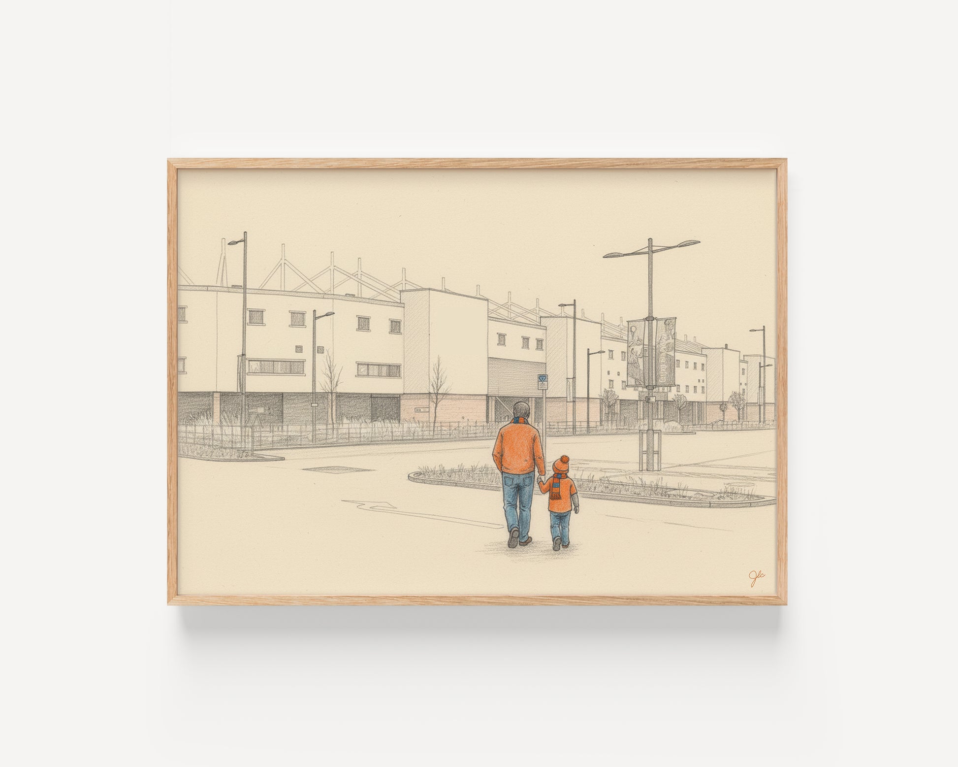 Blackpool FC Bloomfield Road football wall art print