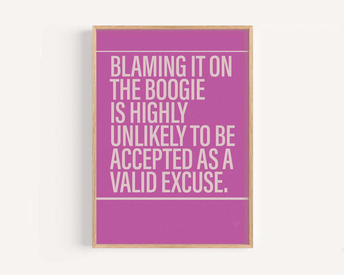 Blame it on the Boogie Jackson 5 Alternative Lyrics Music Print | Song Lyric Wall Art UK | Striped Circle