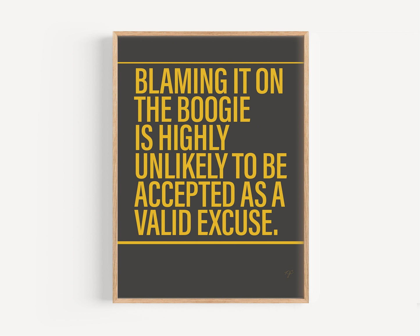 Blame it on the Boogie Jackson 5 Alternative Lyrics Music Print | Song Lyric Wall Art UK | Striped Circle