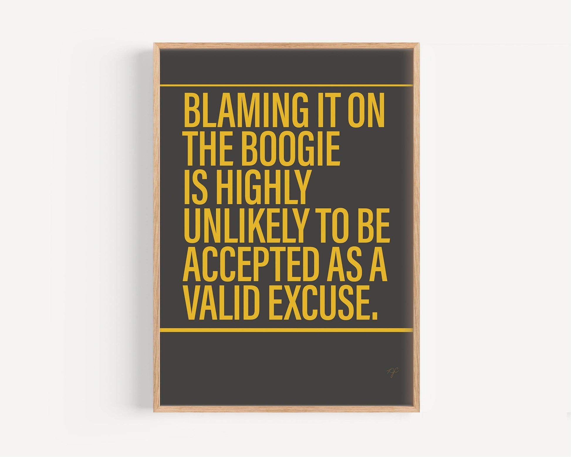 Blame it on the Boogie Jackson 5 Alternative Lyrics Music Print | Song Lyric Wall Art UK | Striped Circle