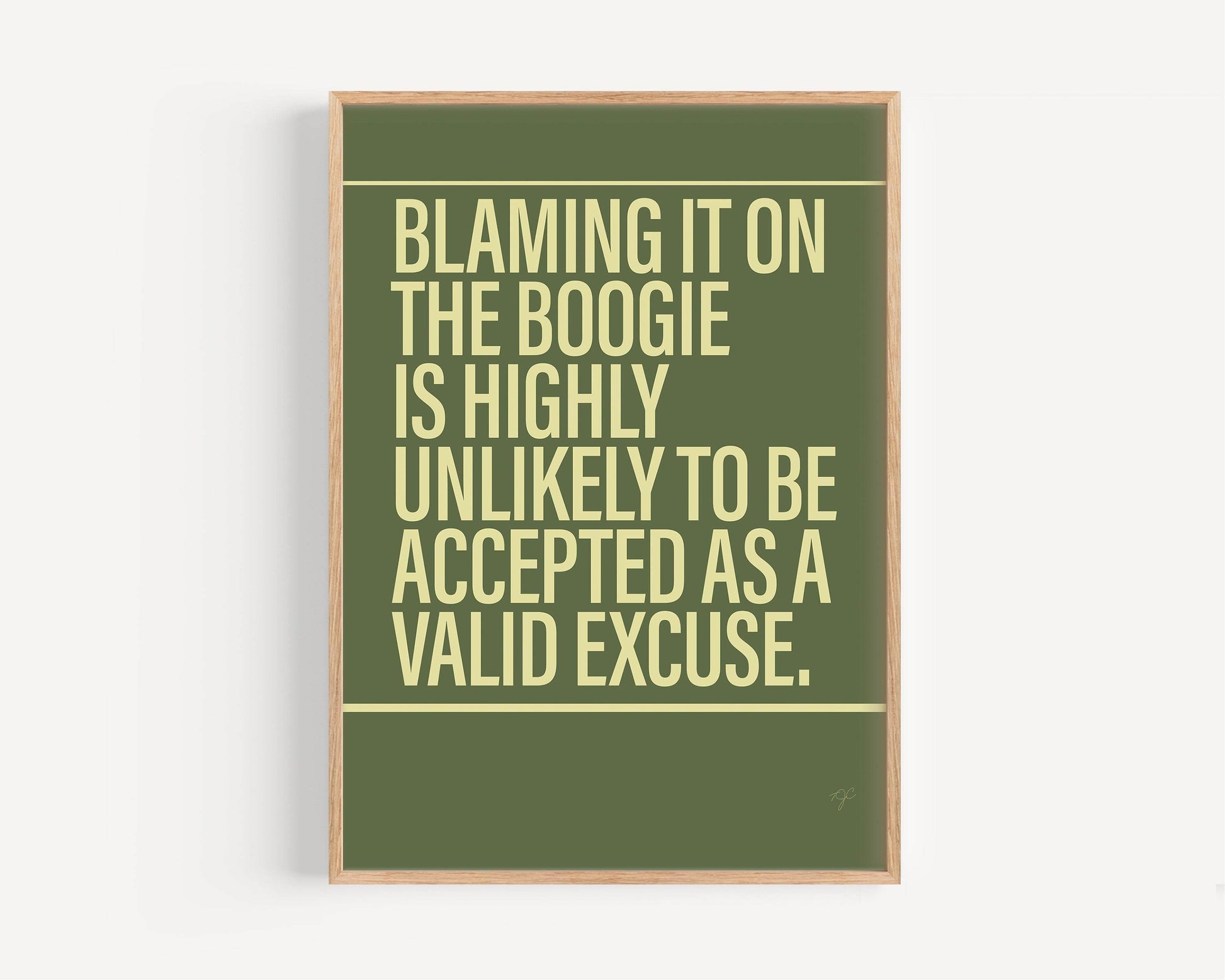 Blame it on the Boogie Jackson 5 Alternative Lyrics Music Print | Song Lyric Wall Art UK | Striped Circle