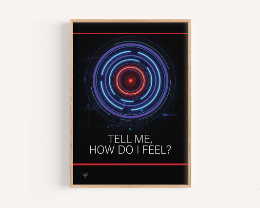 Blue Monday inspired print