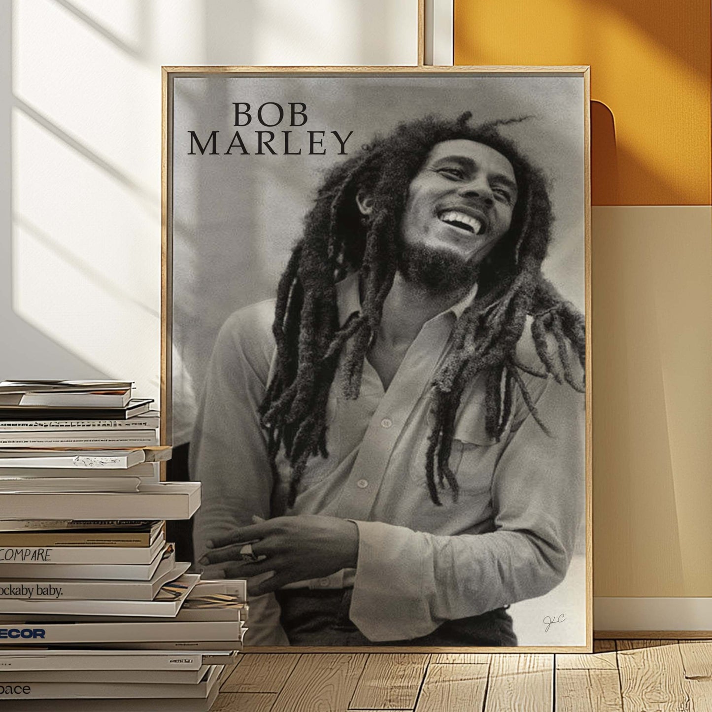 Bob Marley print produced on high quality matte luxury fine art paper.