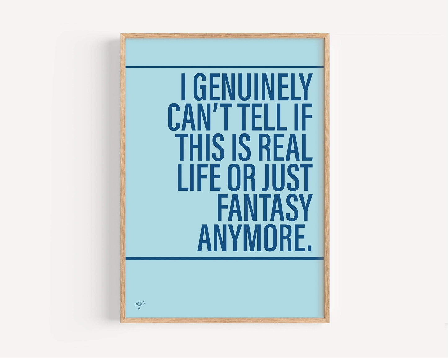 Bohemian Rhapsody Queen Alternative Lyrics Music Print │ Song Lyric Wall Art UK