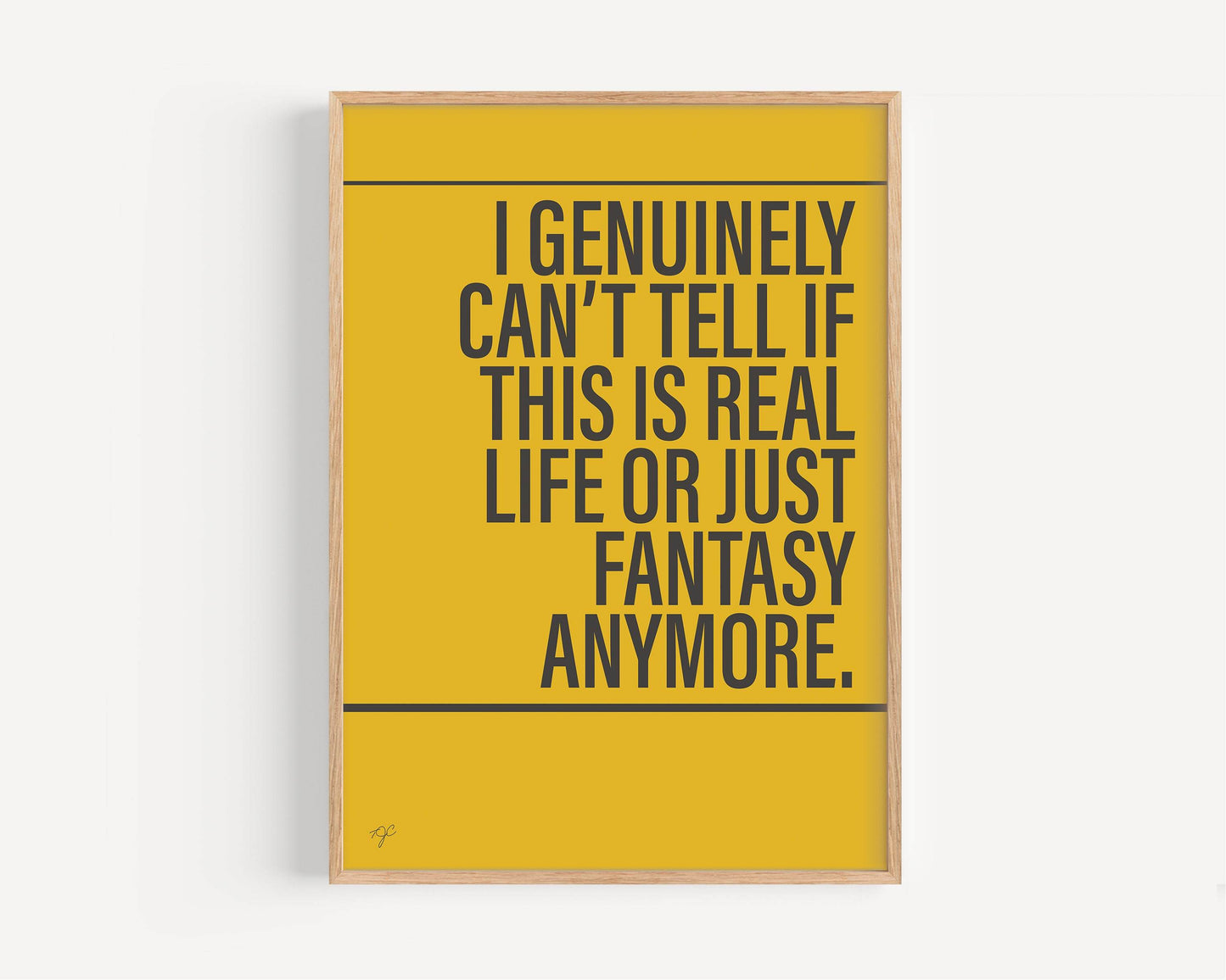 Bohemian Rhapsody Queen Alternative Lyrics Music Print │ Song Lyric Wall Art UK