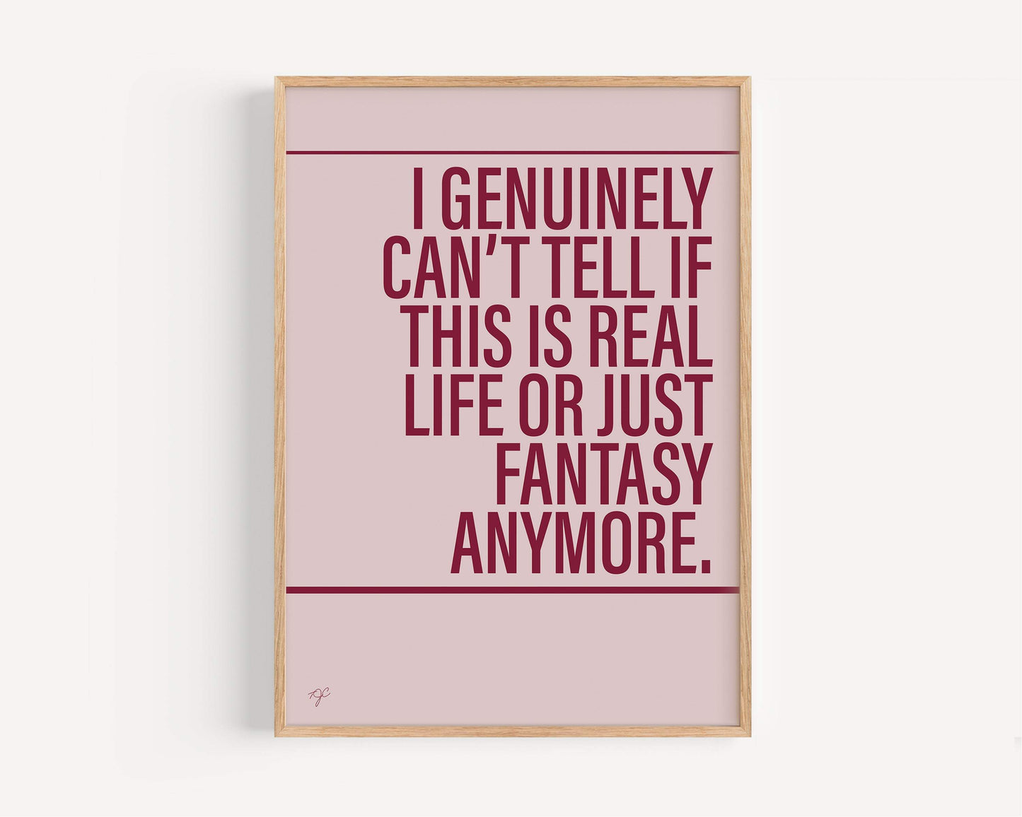 Bohemian Rhapsody Queen Alternative Lyrics Music Print │ Song Lyric Wall Art UK