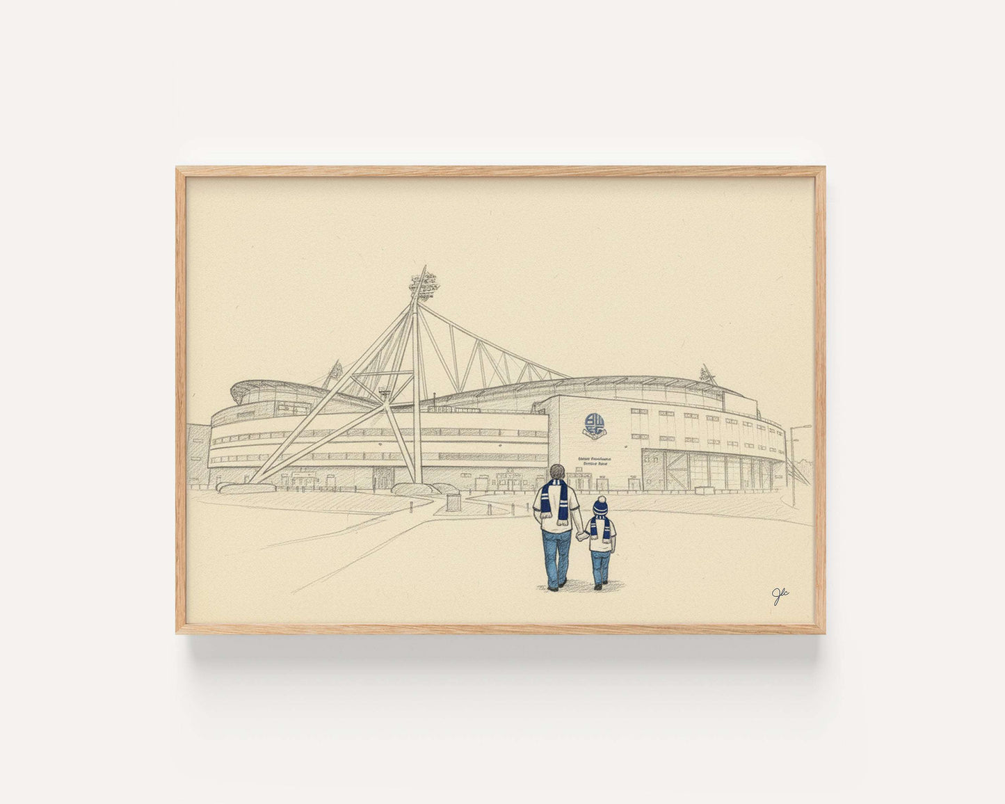 "For the Love of Bolton" - Bolton Wanderers Football Club print
