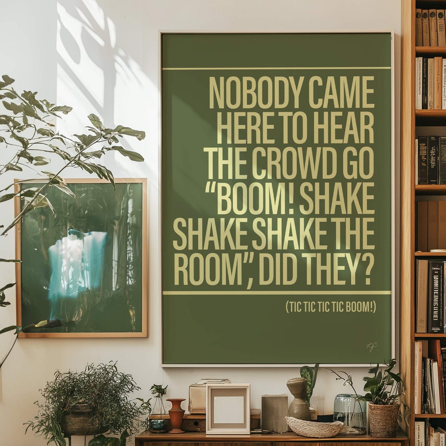Boom! Shake the Room print