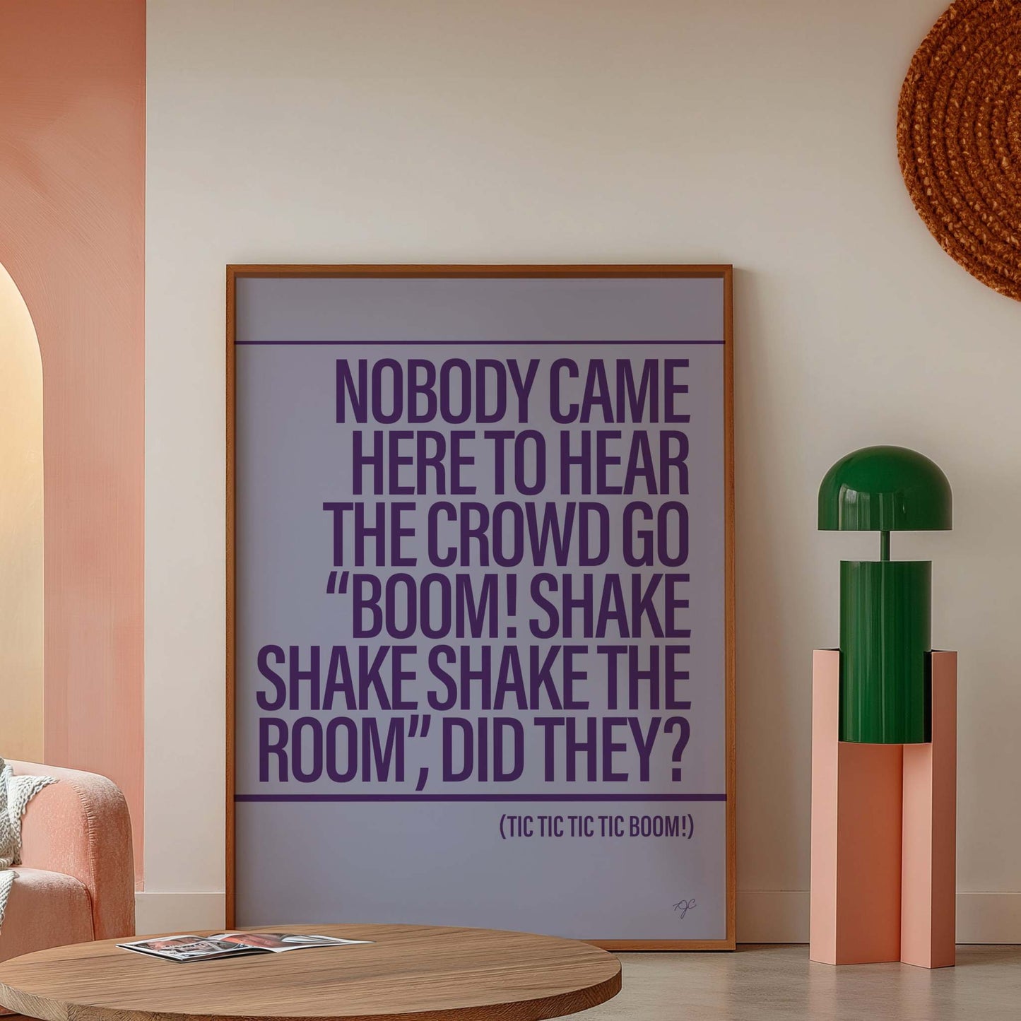 Boom! Shake the Room print