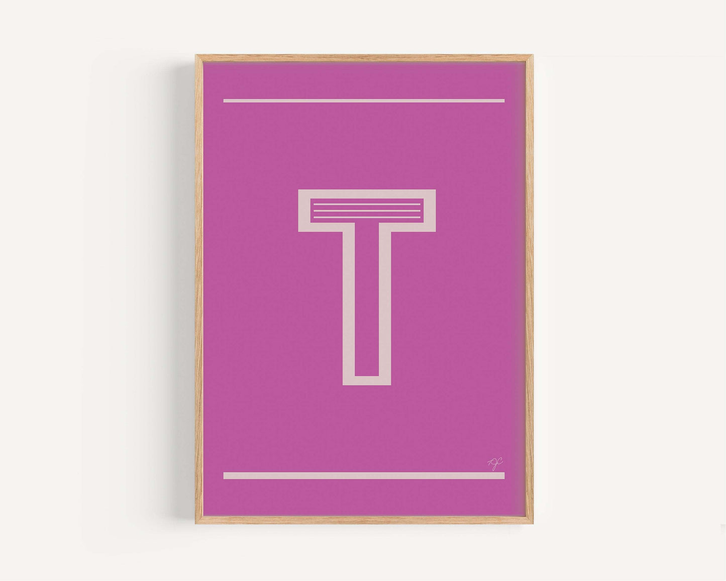 "T" – The Alphabet Print Collection
