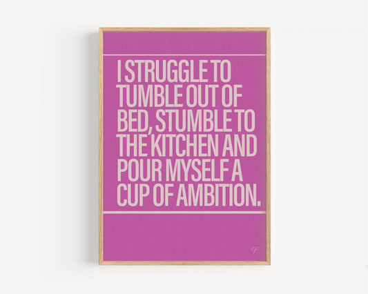 9 to 5 Dolly Parton Alternative Lyrics Music Print | Song Lyric Wall Art UK | Striped Circle