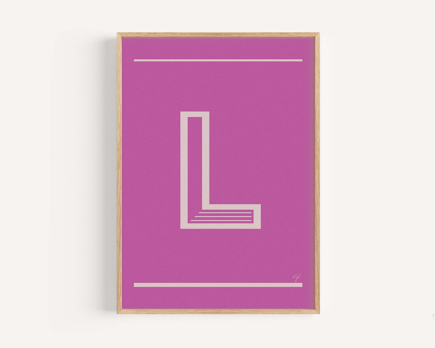 "L" – The Alphabet Print Collection