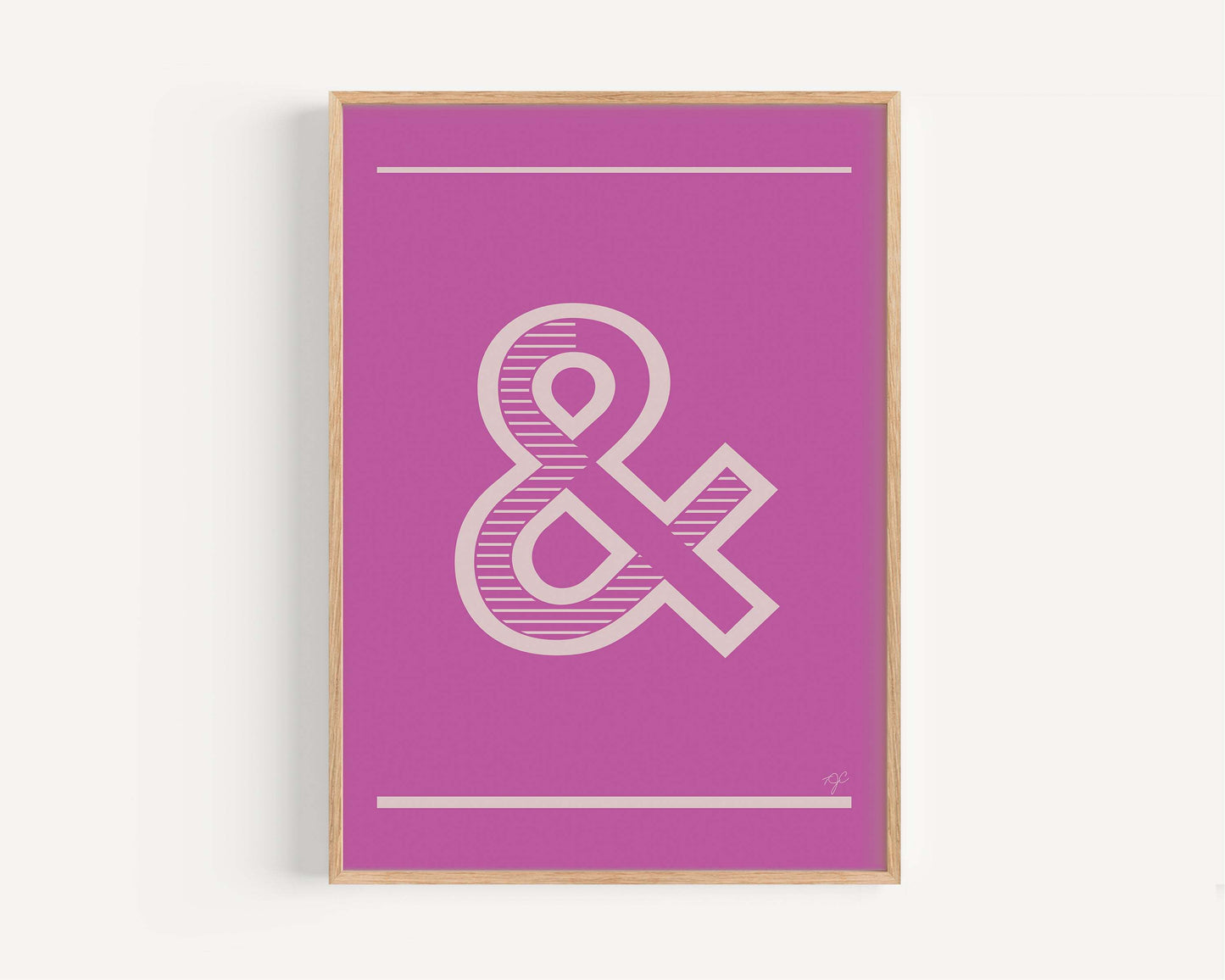 "&" – The Alphabet Print Collection