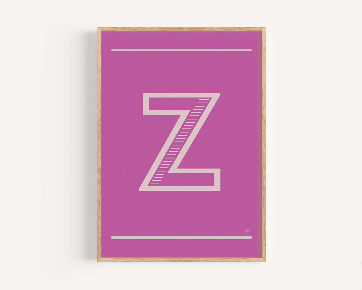 "Z" – The Alphabet Print Collection