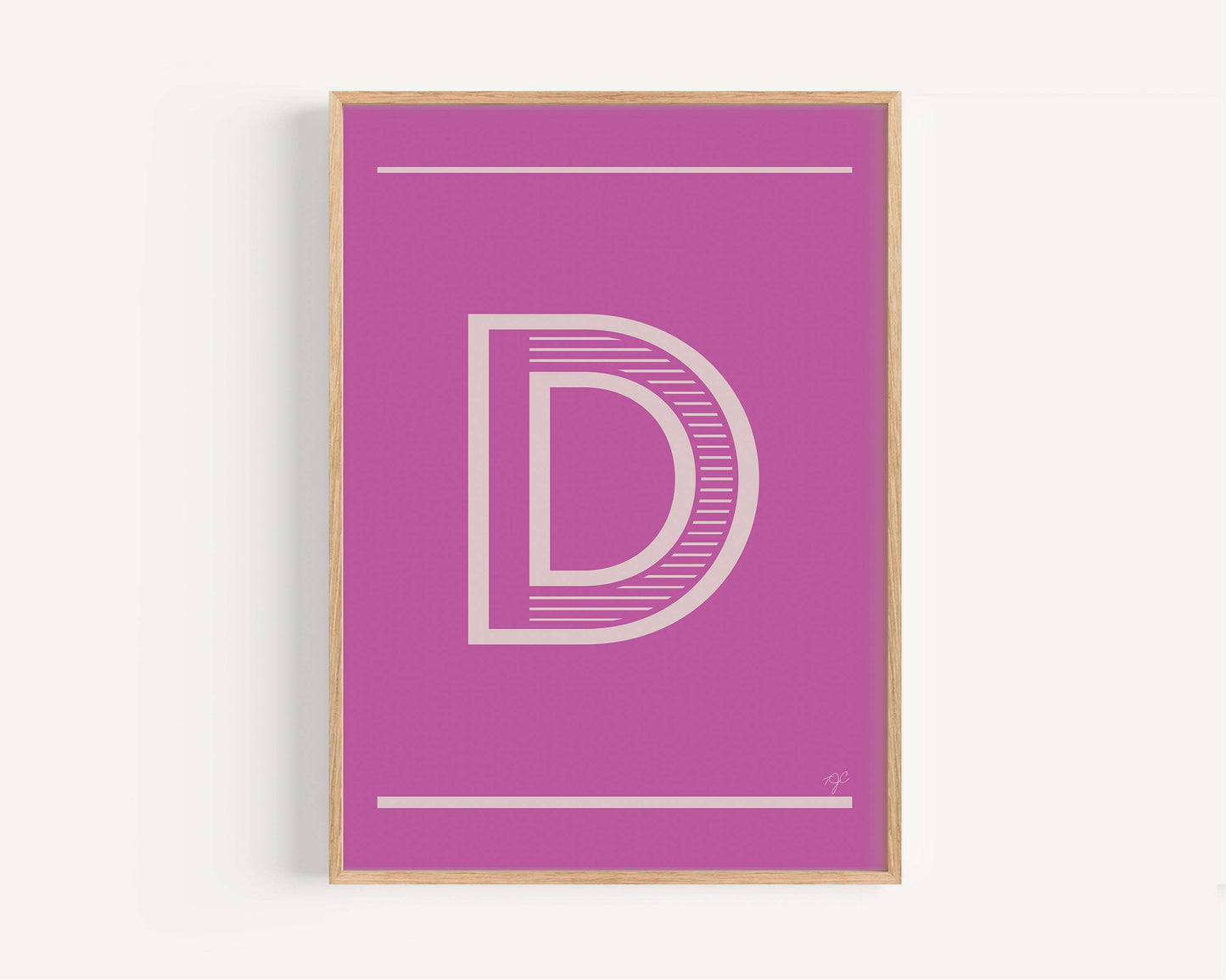 "D" – The Alphabet Print Collection