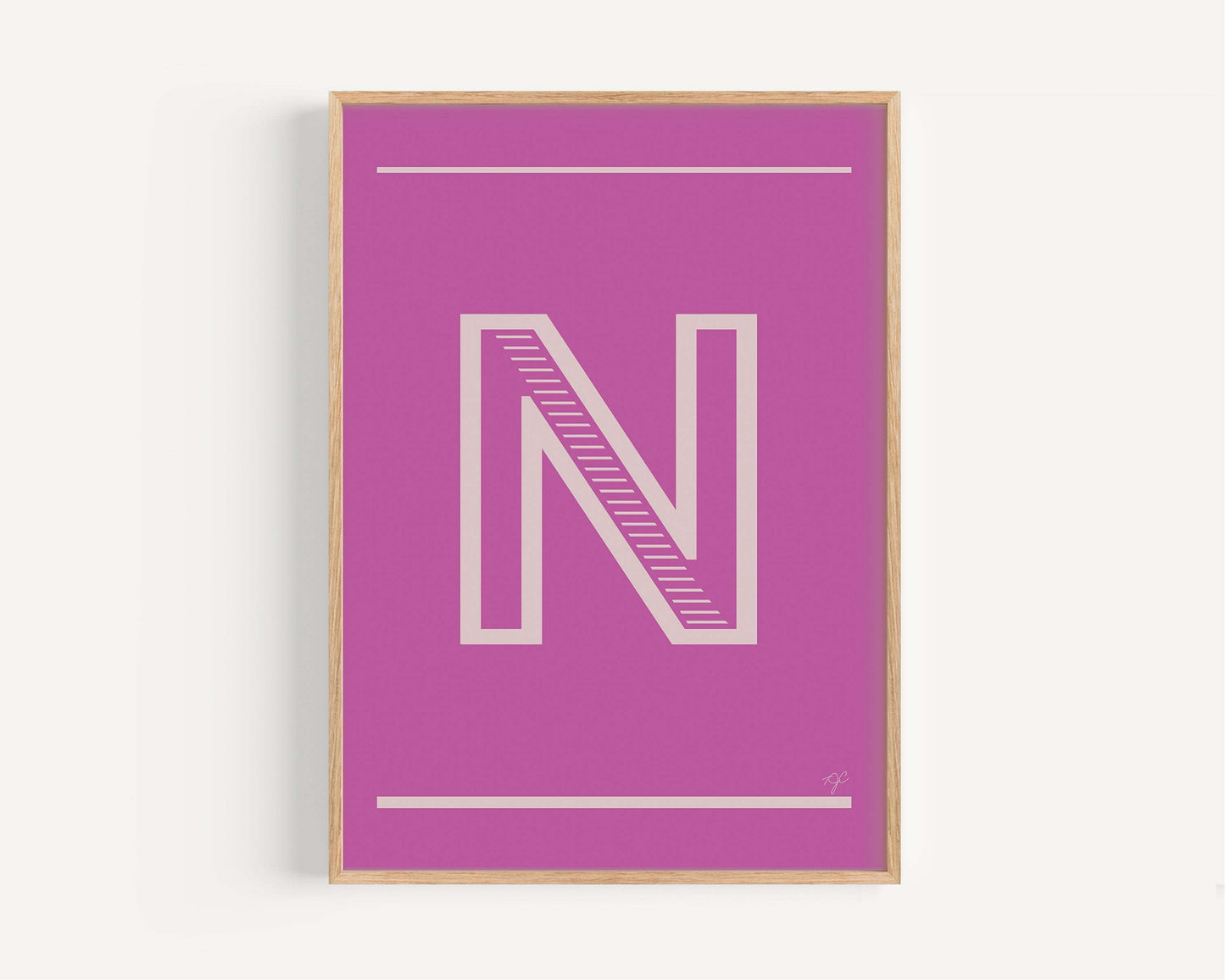 "N" – The Alphabet Print Collection