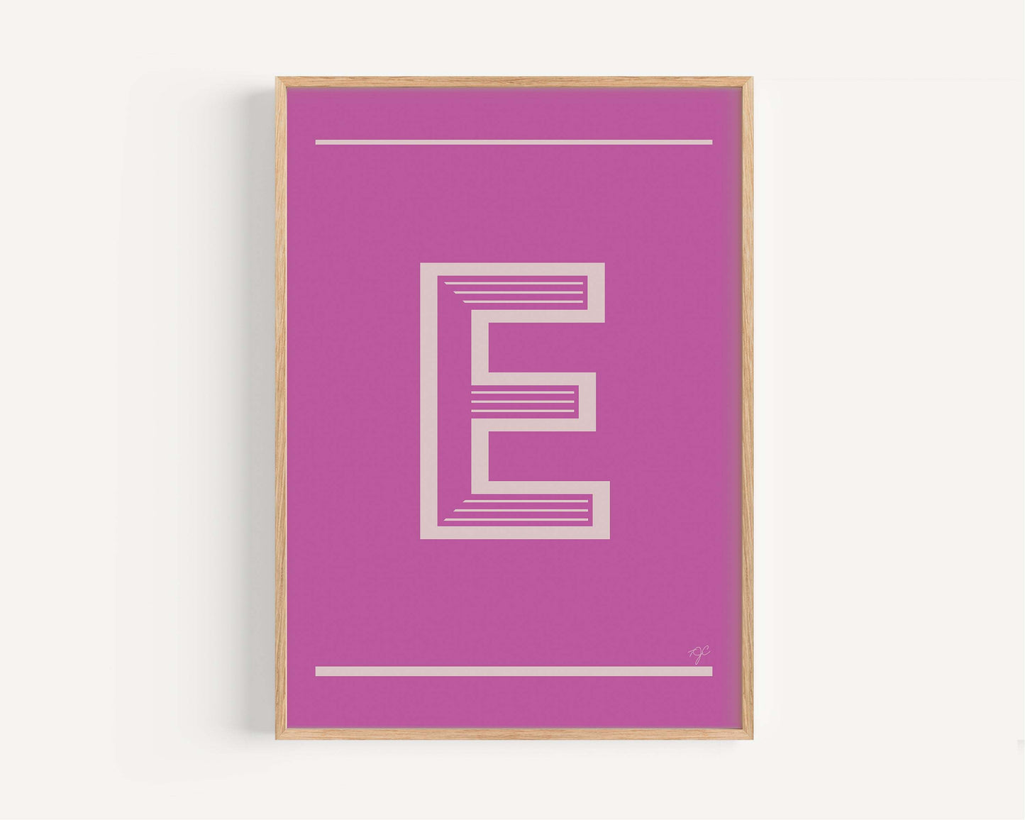 "E" – The Alphabet Print Collection