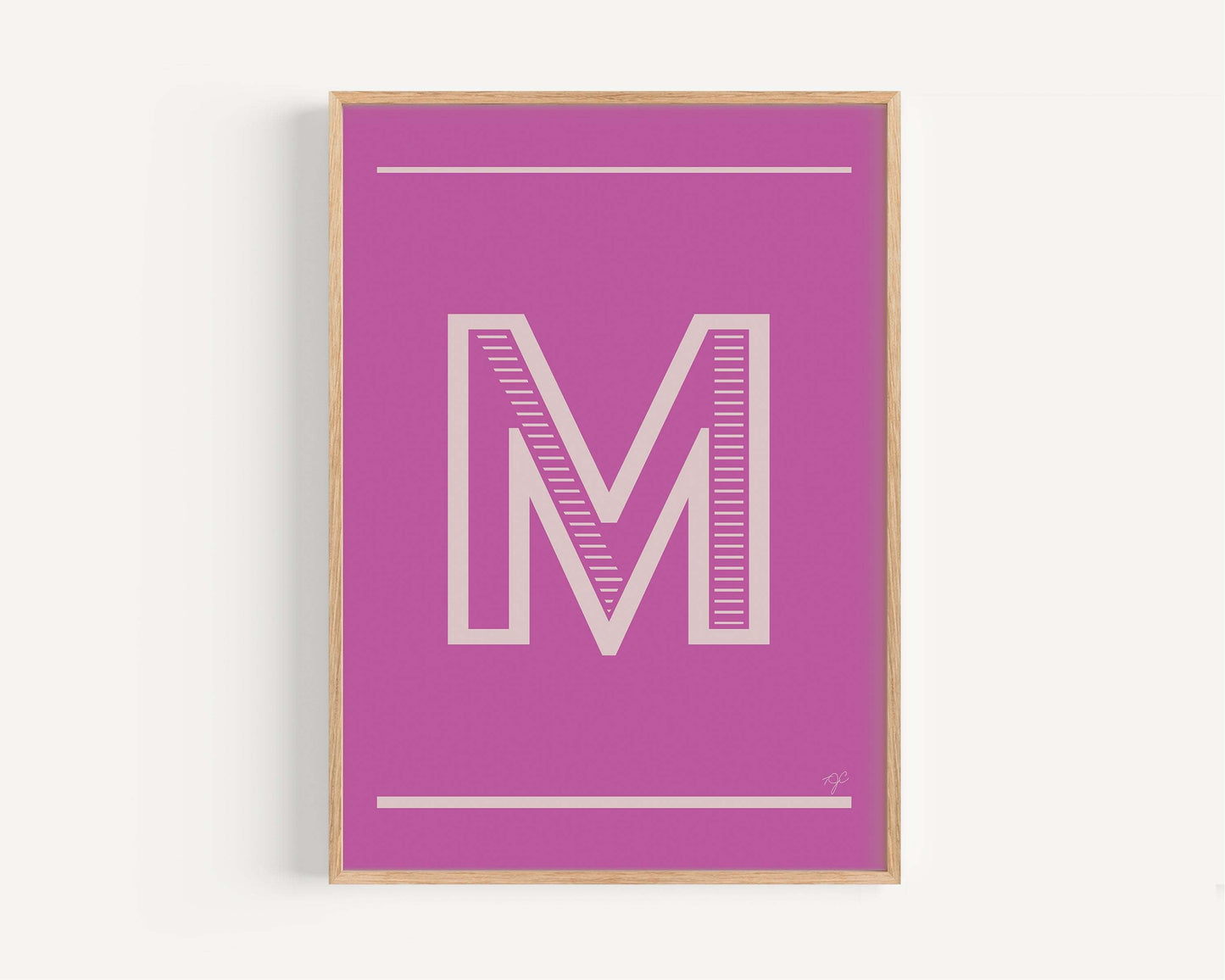 "M" – The Alphabet Print Collection