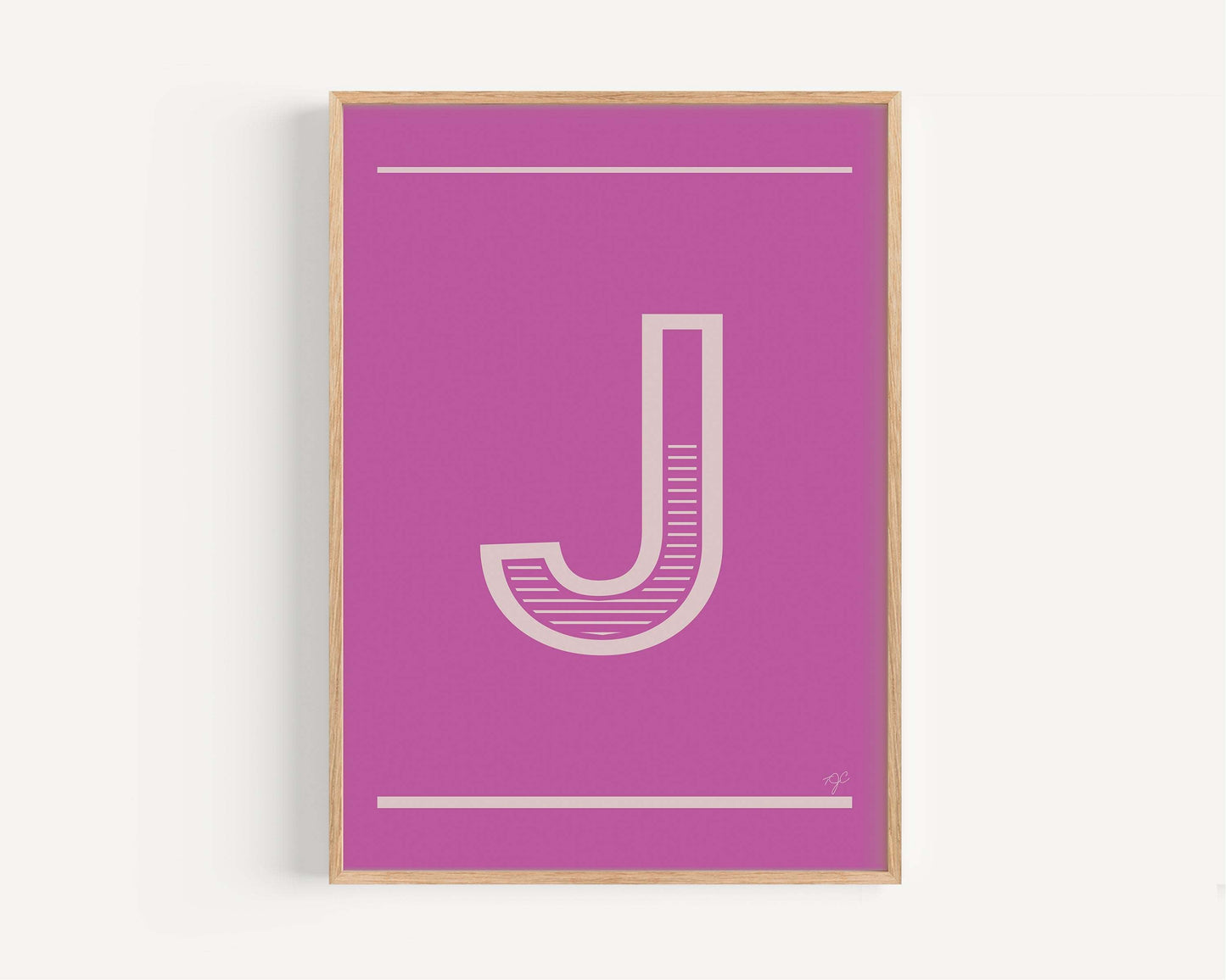 "J" – The Alphabet Print Collection