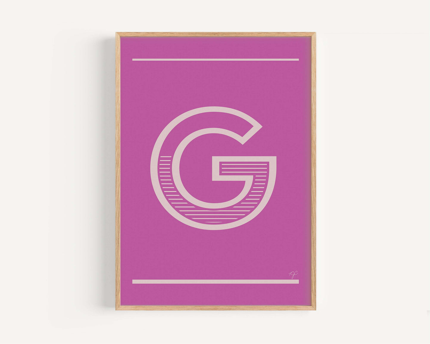 "G" – The Alphabet Print Collection
