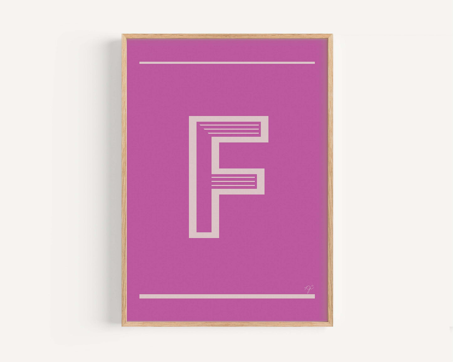 "F" – The Alphabet Print Collection