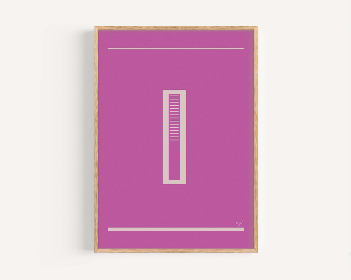 "I" – The Alphabet Print Collection