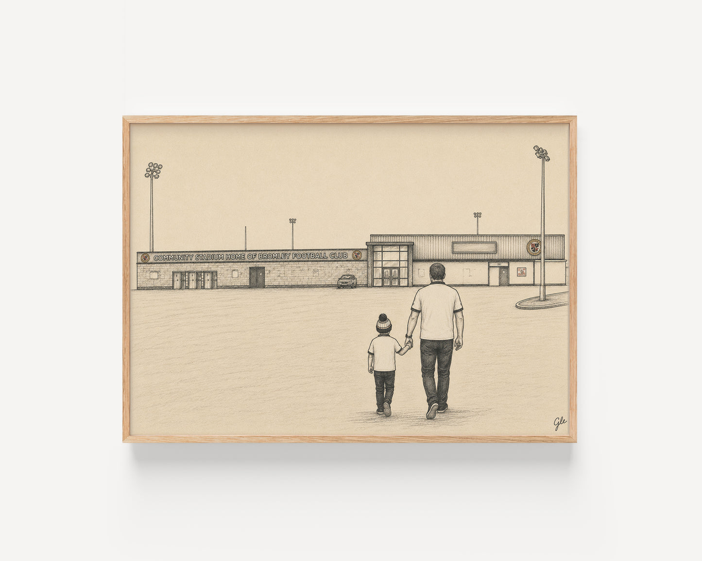 Bromley FC Hayes Lane football wall art print