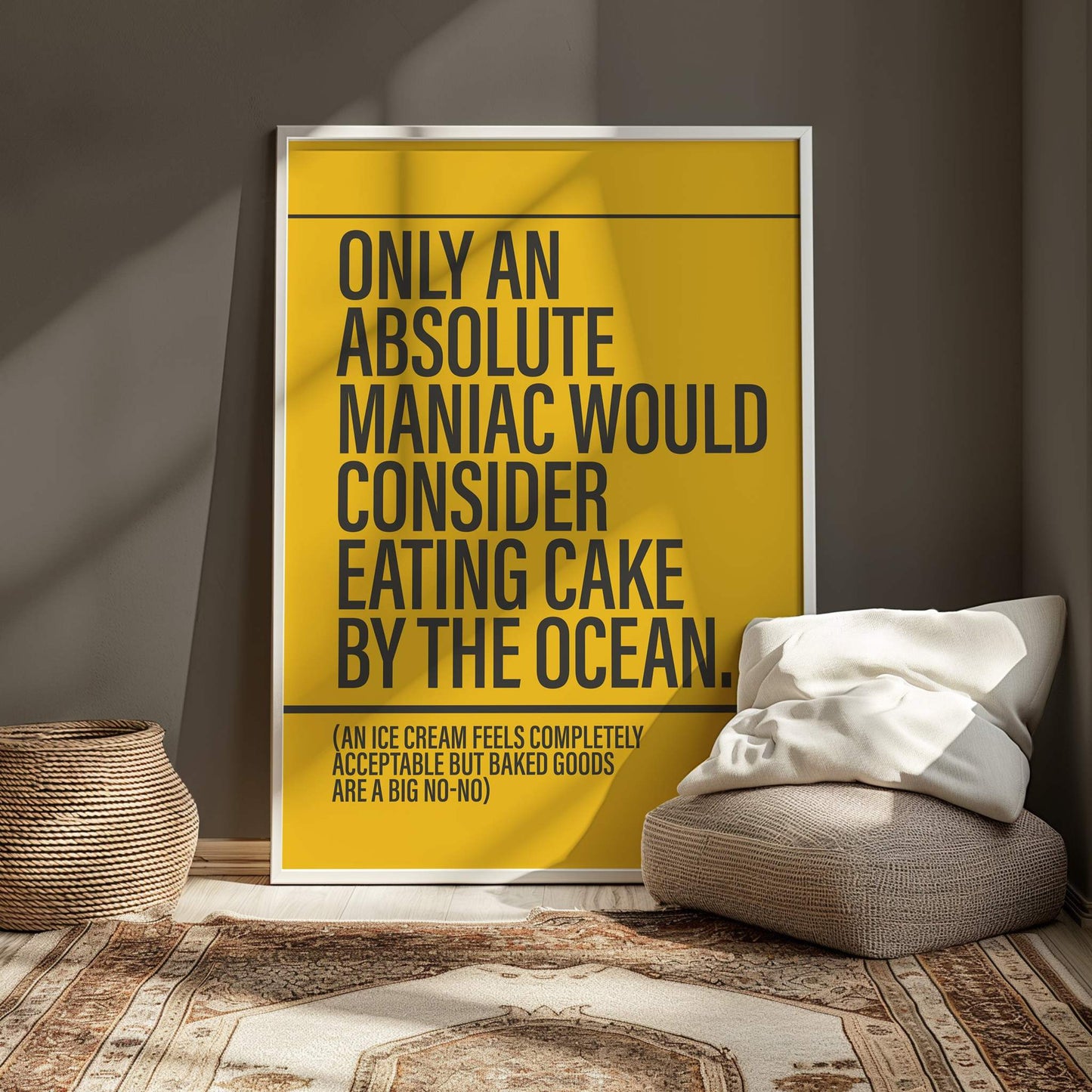 Cake by the Ocean print