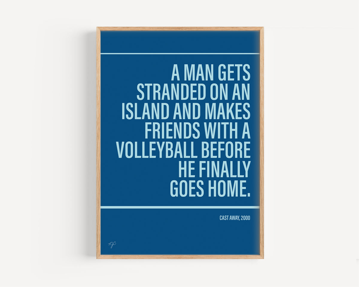 Cast Away Alternative TV and Film Print | UK Wall Art