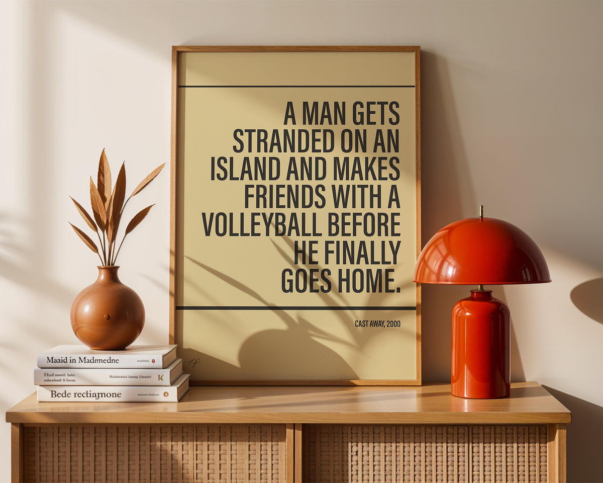 Cast Away Alternative TV and Film Print | UK Wall Art