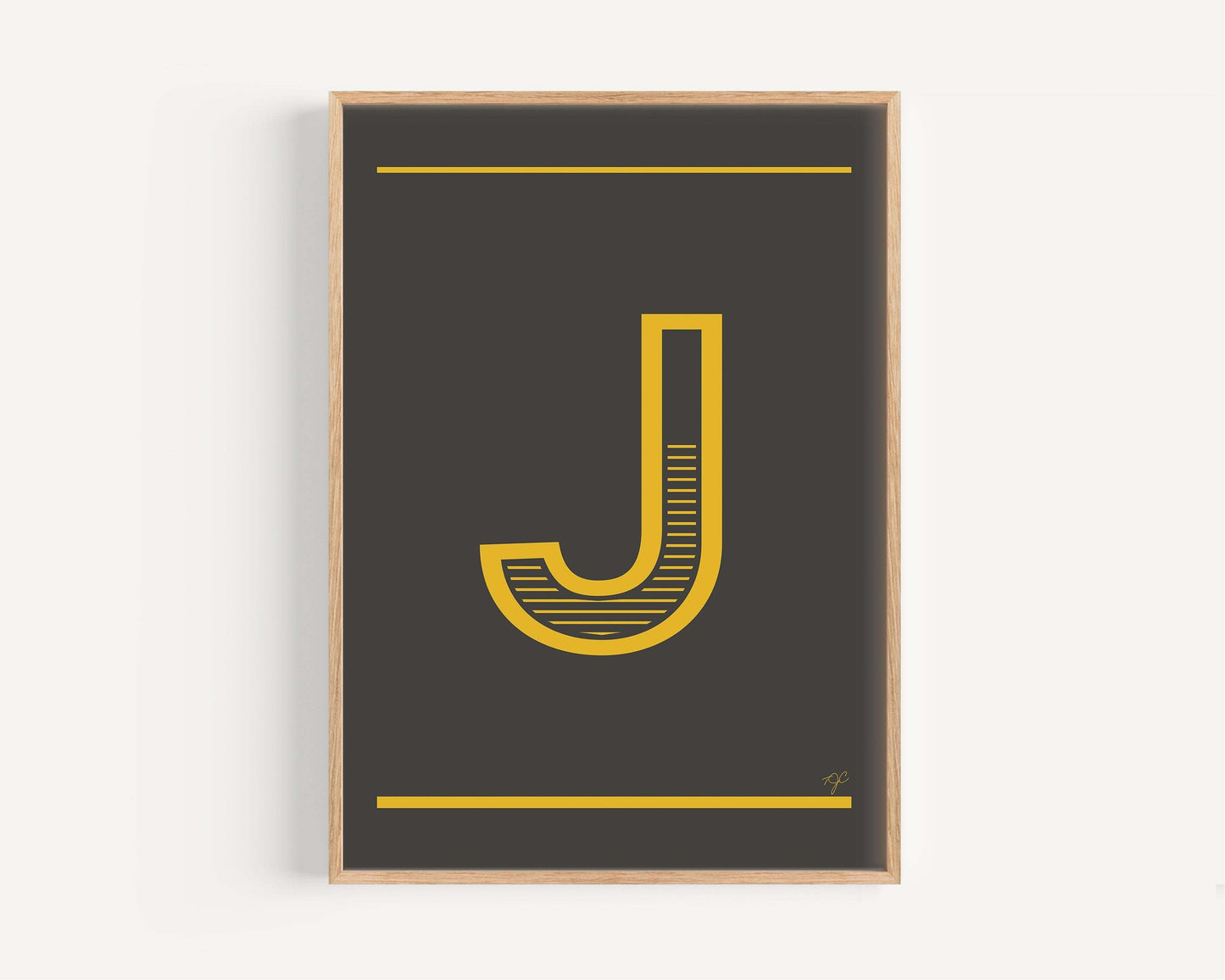 "J" – The Alphabet Print Collection