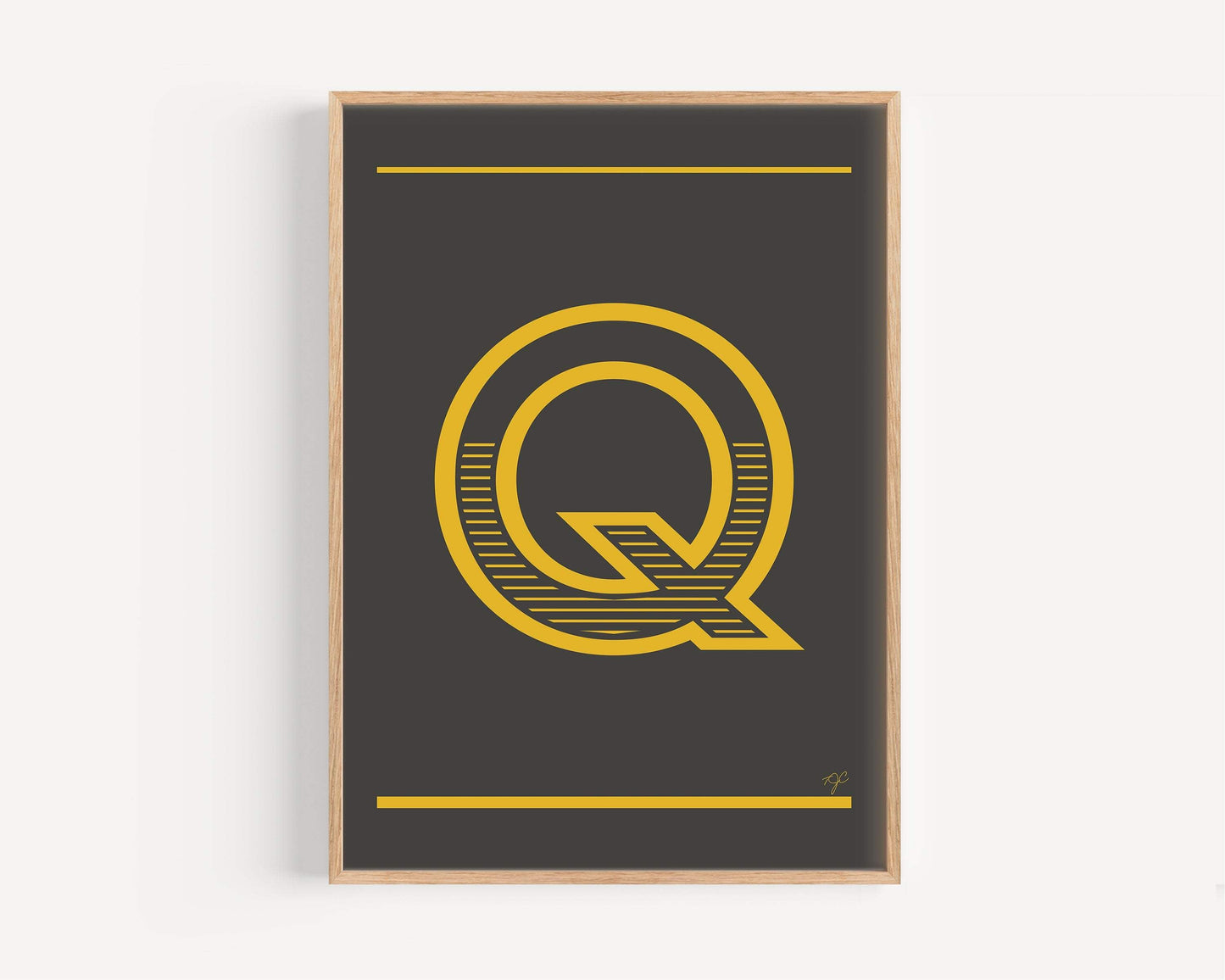 "Q" – The Alphabet Print Collection