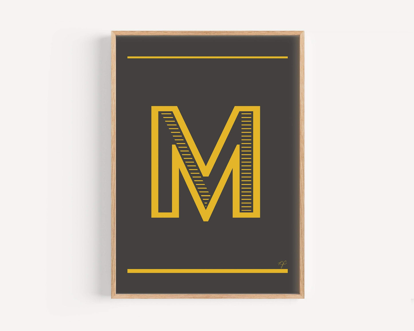 "M" – The Alphabet Print Collection